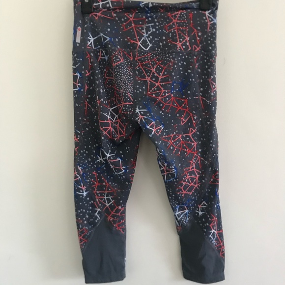 Zella Hatha Cropped High Waist Leggings with Mesh - Picture 5 of 6